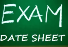 10th Date Sheet For Punjab Board Matric exams 2022