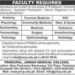 Jinnah Medical College Peshawar 25 Dec 2018 Jobs