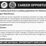 Senior Manager Required In MCR Pvt Limited 31 Dec 2018 Jobs