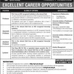 The University Of Lahore UOL, Gujrat Campus 25 Dec 2018 Jobs