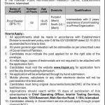 Establishment Division Govt Of Pakistan 03 Jan 2019 Jobs