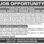 Federal Board Of Revenue Govt Of Pakistan FBR Jobs 28 Jan 2019