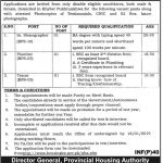 Provincial Housing Authority Peshawar 04 January 2019 Jobs