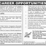 Board Of Investment Govt Of Sindh PTS Jobs 28 Jan 2019