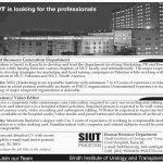 Sindh Institute Of Urology And Transplantation SITU 21 Jan 2019 Jobs