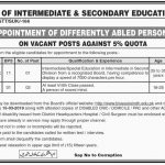 Board Of Intermediate And Secondary Education Sukkur 20 Feb 2019 Jobs