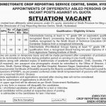 Directorate Of Crop Reporting Services Jobs 15 Feb 2019
