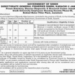 Govt Of Sindh Livestock And Fisheries Department Jobs 15 Feb 2019