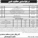 Industries And Commerce Department Jobs 16 Feb 2019