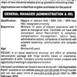 Punjab Industrial Estate Development And Management Company Jobs 14 Feb 2019