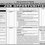 Transport And Mass Transit Department Jobs 27 Feb 2019