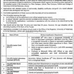 University Of Veterinary And Animal Sciences UVAS Jobs 08 Feb 2019