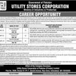 Utility Stores Corporation Jobs 17 Feb 2019