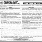 Finance Department Govt Of Sindh Jobs 09 Mar 2019