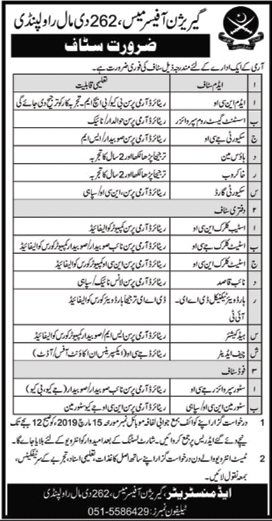 Pakistan Army Jobs jobs 2019