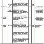 Khyber Pakhtunkhwa Employees Social Security Institution Jobs 16 Mar 2019
