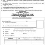 Ministry Of Energy Petroleum Division Jobs 06 Mar 2019
