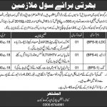 Supply Deport Sargodha Cantt Jobs 10 Mar 2019