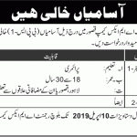 Baloch Regiment AMC Camp Kasur Jobs 04 Apr 2019