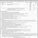 Communication And Works Department Jobs 10 Apr 2019