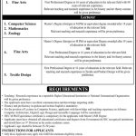 Kinnaird College For Women University Jobs 28 Apr 2019
