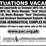 Pakistan Aeronautical Complex Board PAC Jobs 28 Apr 2019