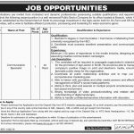 Public Sector Organization Karachi Jobs 18 Apr 2019