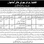 Punjab Forest School Murree Jobs 02 Apr 2019