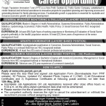 Punjab Population Innovation Fund Jobs 23 Apr 2019