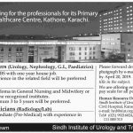 Sindh Institute Of Urology And Transplantation Jobs 10 Apr 2019