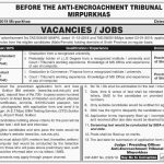 Anti Encroachment Tribunal Mirpurkhas Jobs 09 May 2019