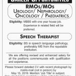 Sindh Institute Of Urology And Transplantation Jobs 07 May 2019