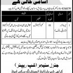 Karachi Shipyard And Engineering Works Limited Jobs 03 Jun 2019