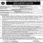Mirpur University Of Science And Technology Jobs 20 Jun 2019