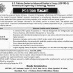 Nuniversity Of Engineering And Technology Peshawar Jobs 01 Jun 2019