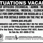 Pakistan Aeronautical Complex Jobs 20 Jun 2019