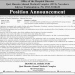 Qazi Hussain Ahmad Medical Complex Nowshera Jobs 21 Jun 2019