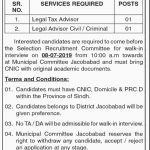 The Municipal Committee Jacobabad Jobs 22 Jun 2019