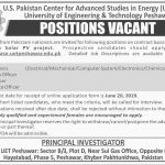 University Of Engineering And Technology Jobs 12 Jun 2019
