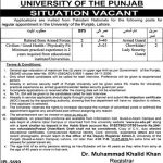 University Of The Punjab PU Jobs 26 Jun 2019