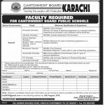 Cantonment Board Karachi Jobs 27 Jul 2019