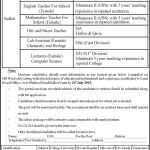 Cantt Public School And College Sialkot Jobs 11 Jul 2019