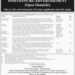 Finance Department Govt Of KPK Jobs 12 Jul 2019