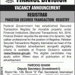 Finance Division Govt Of Pakistan Jobs 05 Jul 2019