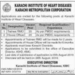 Karachi Institute Of Heart Diseases Jobs 11 Jul 2019