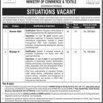Ministry Of Commerce And Textile Jobs 14 Jul 2019