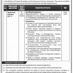 Ministry Of Federal Education And Professional Training Jobs 25 Jul 2019