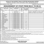 Office Of The District Health Officer Naushahro Feroze Jobs 18 Jul 2019