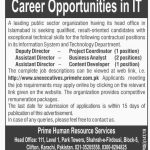 Public Sector Organization Karachi Jobs 09 Jul 2019