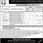 Punjab Social Security Health Management Company PSSHMC Jobs 18 Jul 2019